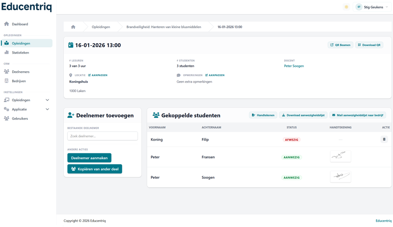 Digitale handtekeningen zetten op tablet of smartphone